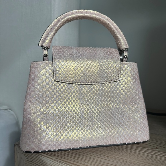 Mini Louis Vuitton python Capucine - Picture 4 of 6